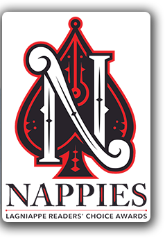 Lagniappe Nappie Awards 2026 winner badge